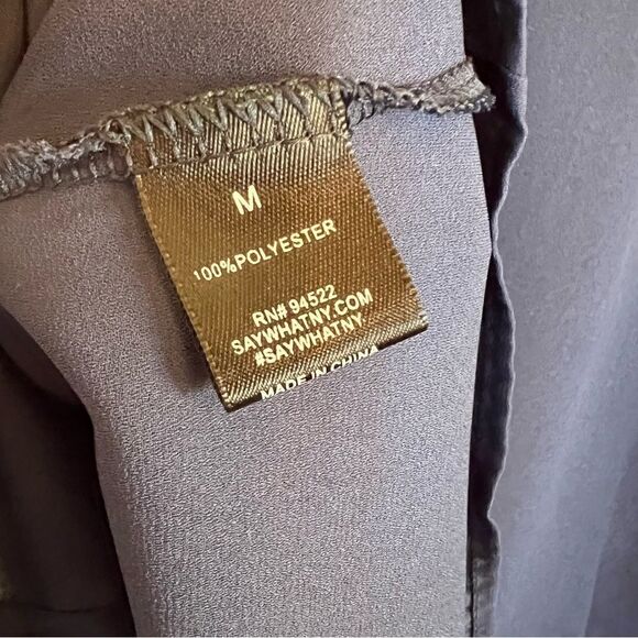 Blue button up blouse Medium - Picture 7 of 7